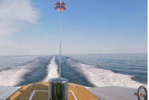 Barcelona: Parasailen met 360º panoramisch uitzicht op de skyline