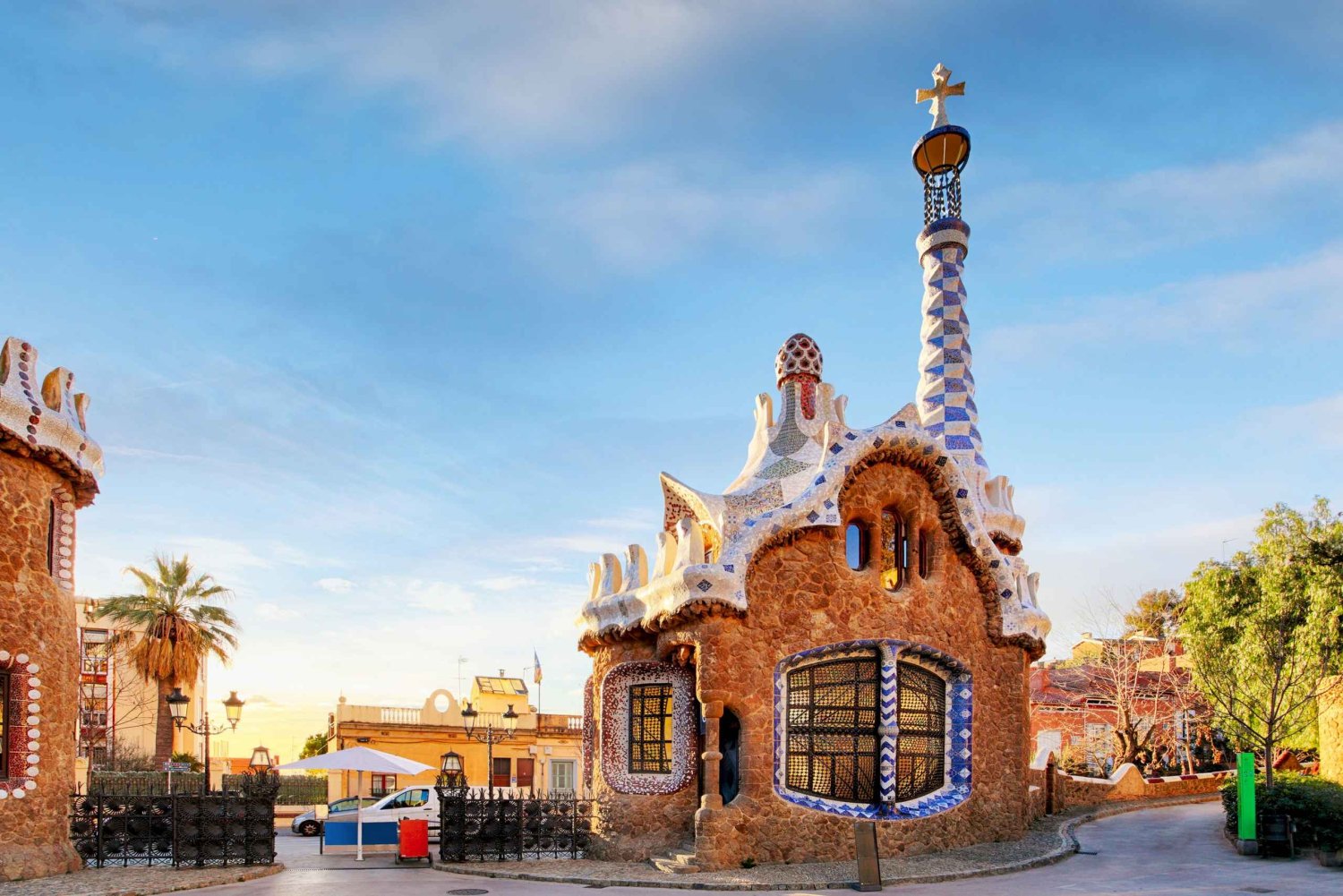 Barcellona: Tour guidato del Parco Güell con biglietto di ingresso prioritario