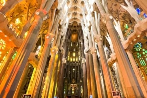 Barcelona: Güell-puisto & La Sagrada Familia -liput ja kiertoajelu