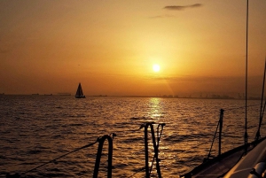 バルセロナプレミアム共有サンセットクルーズ (ドリンクとスナック)