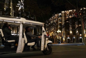 Barcelona: Prywatna świąteczna wycieczka Eco Tuk Tukiem