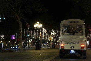 Barcelona: Prywatna świąteczna wycieczka Eco Tuk Tukiem