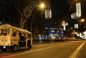 Barcelona: Prywatna świąteczna wycieczka Eco Tuk Tukiem