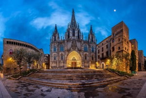 Barcelona: Private Christmas Walking Tour with Drink
