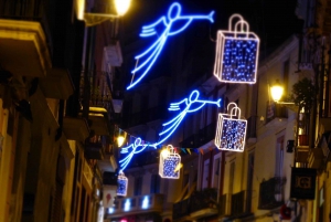 Barcelona: Private Christmas Walking Tour with Drink