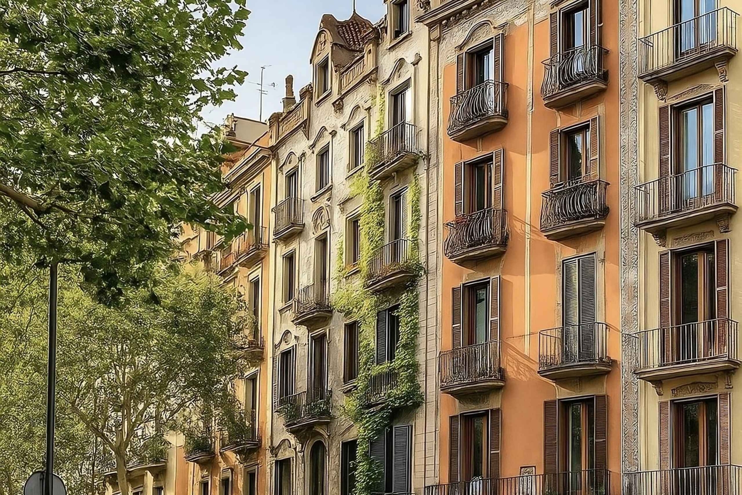 Barcelona: Private Golf Cart Tour with Culinary Tasting Included