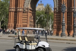 Barcelona: Private Golf Cart Tour with Culinary Tasting Included