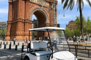 Barcelona: Private Golf Cart Tour with Culinary Tasting Included