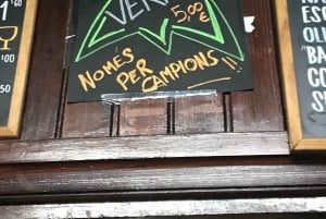 バルセロナ：タパスとドリンク付きのプライベート ガイド付きヴェルムート ツアー