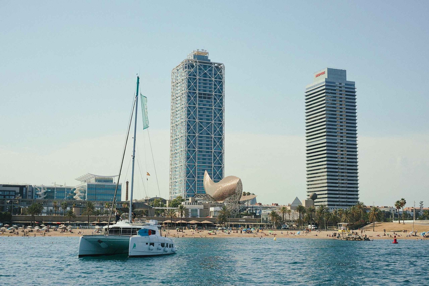 Barcelone : catamaran de luxe privé