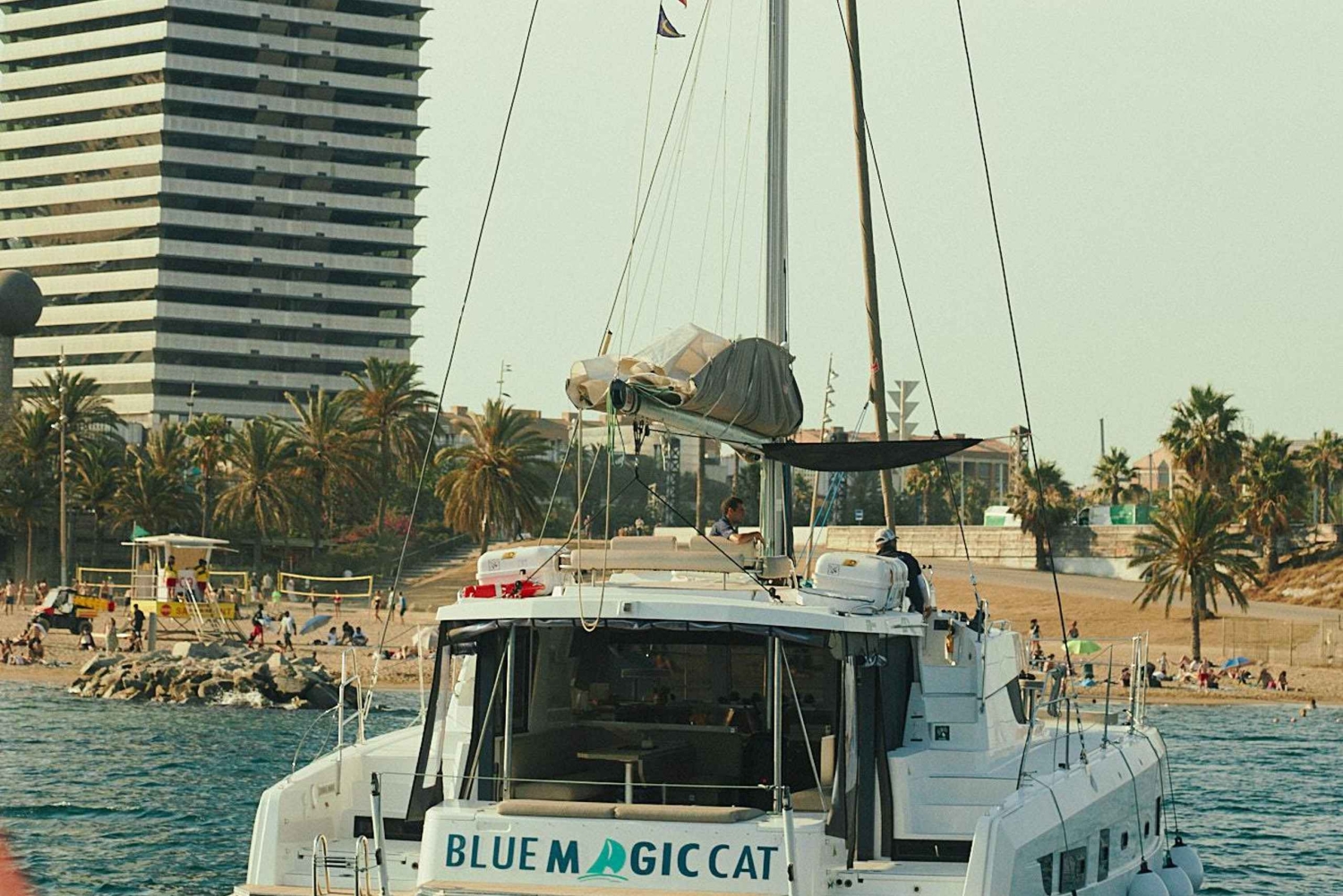 Barcelone : catamaran de luxe privé