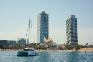 Barcelone : catamaran de luxe privé