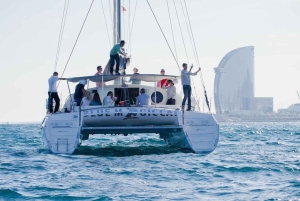 Barcelone : catamaran de luxe privé