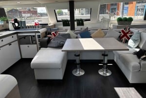 Barcelona: Private luxury ocean catamaran excursion