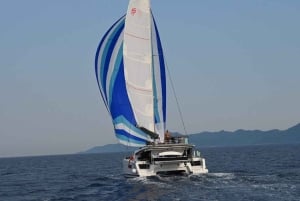 Barcelona: Private luxury ocean catamaran excursion