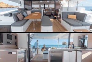 Barcelona: Private luxury ocean catamaran excursion