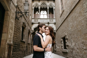 バルセロナ：プロによるプライベート写真撮影