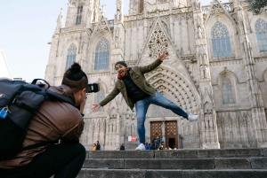 バルセロナ：プロによるプライベート写真撮影