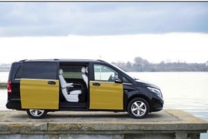 Barcelona: Privat transport fra cruisehavn til BCN lufthavn