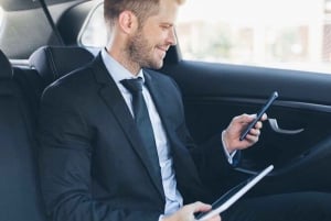 Barcelona:Private Transfer from PORT to the city Van Mercedes 7 pax