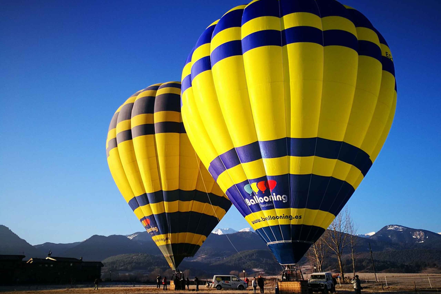 Voo de balão VIP privado em Barcelona com serviço de recolha