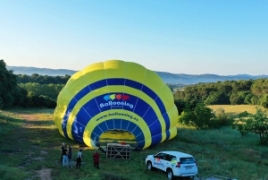Voo de balão VIP privado em Barcelona com serviço de recolha