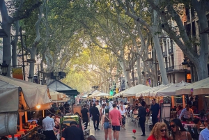 バルセロナ：ランブラス通り、旧市街、ガウディの住宅 ウォーキングツアー