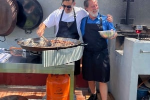 Barcelone : Cours de cuisine de paella sur un toit