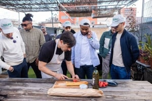 Barcelone : Cours de cuisine de paella sur un toit