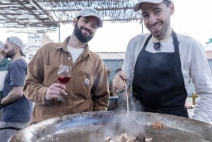 Barcelone : Cours de cuisine de paella sur un toit
