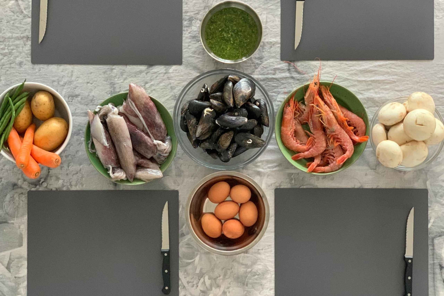 Barcelone : Cours de tapas et de sangria sur le toit avec un chef