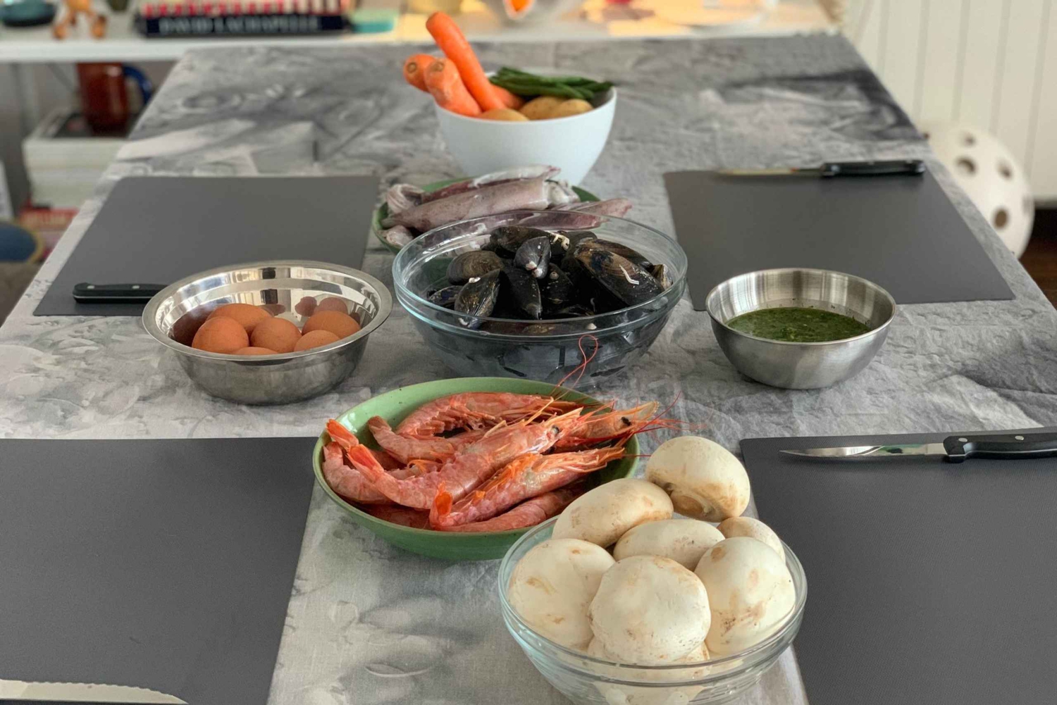 Barcelone : Cours de tapas et de sangria sur le toit avec un chef