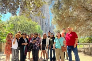 Barcelona: Sagrada Familia og byrundvisning med afhentning på hotel