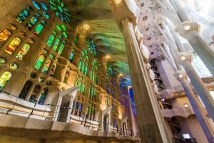 Barcelone : Visite guidée combinée de la Sagrada Família et du parc Güell