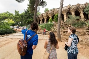 Barcelone : Visite guidée combinée de la Sagrada Família et du parc Güell