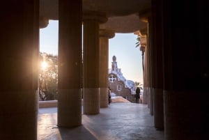 Barcelone : Visite guidée combinée de la Sagrada Família et du parc Güell