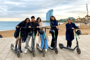 Barcelona: Passeio de bicicleta ou scooter elétrico pela Sagrada Família