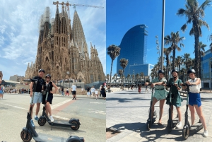 Barcelona: Passeio de bicicleta ou scooter elétrico pela Sagrada Família