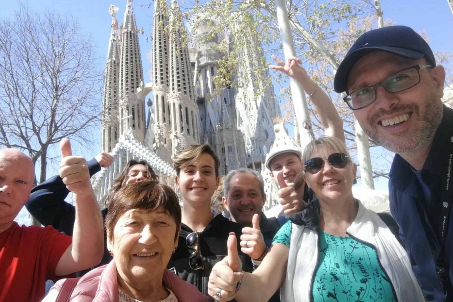 Tour di mezza giornata di Barcellona e della Sagrada Familia con servizio di prelievo in hotel