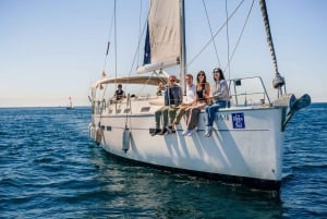 Barcelona: Sailing and Alella Winery Tour with Wine Tasting