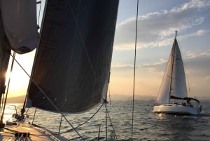 Barcelona: Sailing Tour + Food, Drinks, Swim & Sunset Option