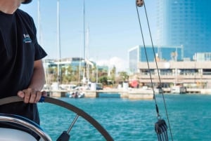 Barcelona: Sailing Tour with Young Local Captain & Drinks