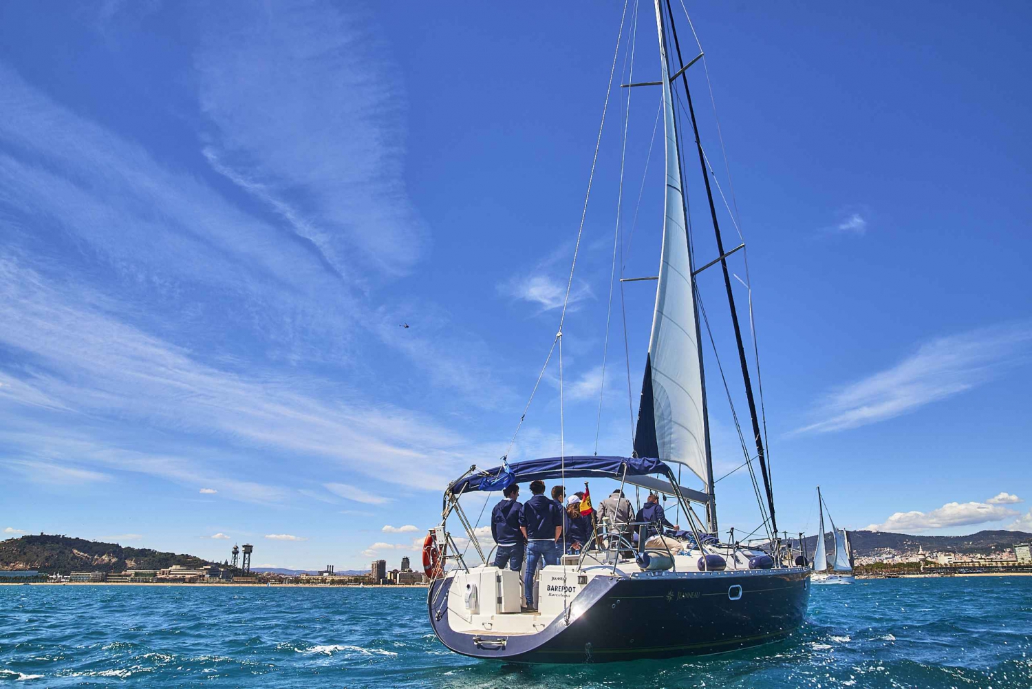 Barcelona: Sailing Trip with Paddleboarding