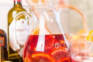 Paellakurs i Barcelona, Boqueria-tur, mor-dotter-kockar