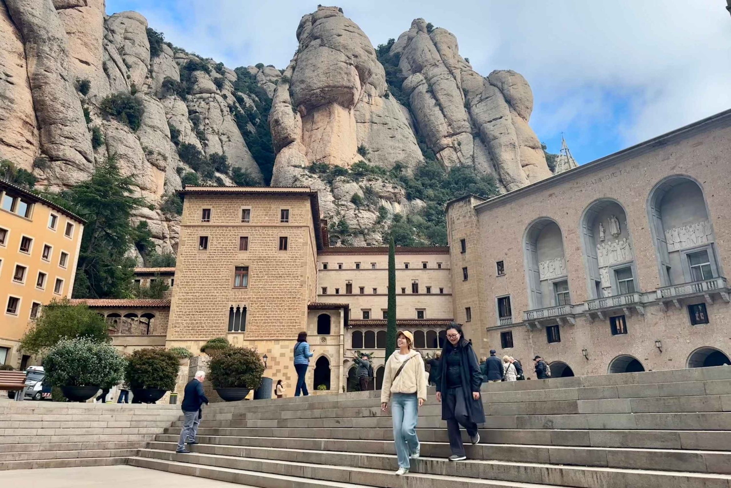 Barcelona: Semi-Private Montserrat Guided Tour by Minivan