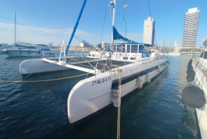 Barcelona: Gedeelde cruise met chille muziek