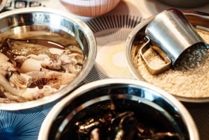 Barcelona: Tapas-Kochkurs mit Wein