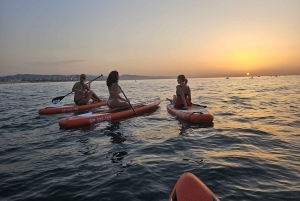 バルセロナ：サンライズまたはサンセット パドルサーフィン with フォト