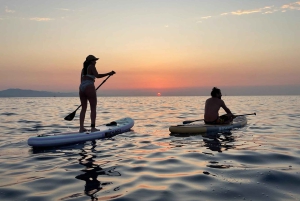 バルセロナ：サンライズまたはサンセット パドルサーフィン with フォト