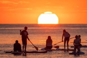 Barcelona: Auringonnousun paddleboarding ohjaajan kanssa ja valokuvat